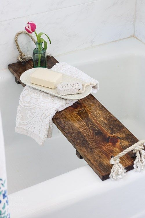 Wooden Bathtub Tray