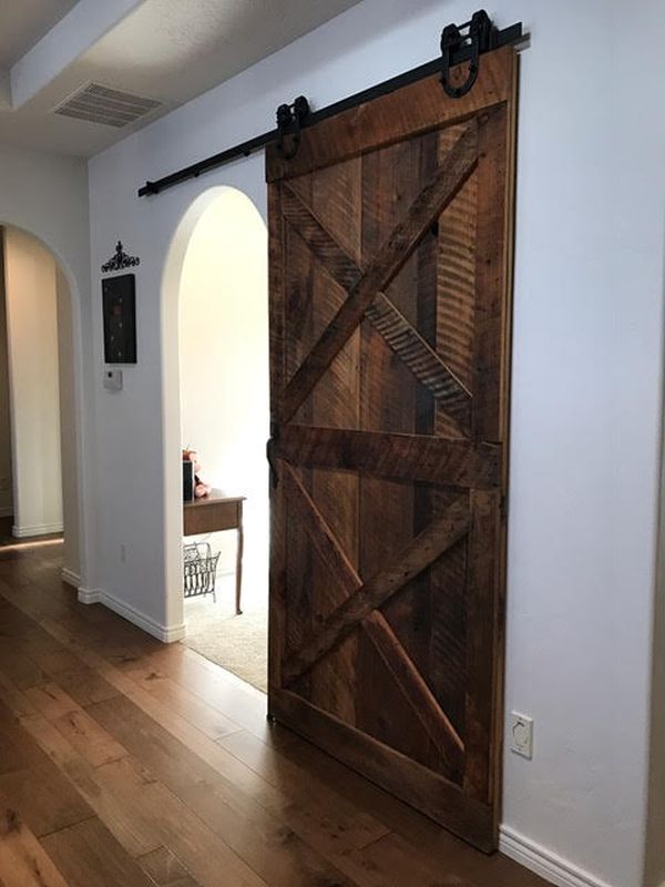 Rustic Wood Sliding Door