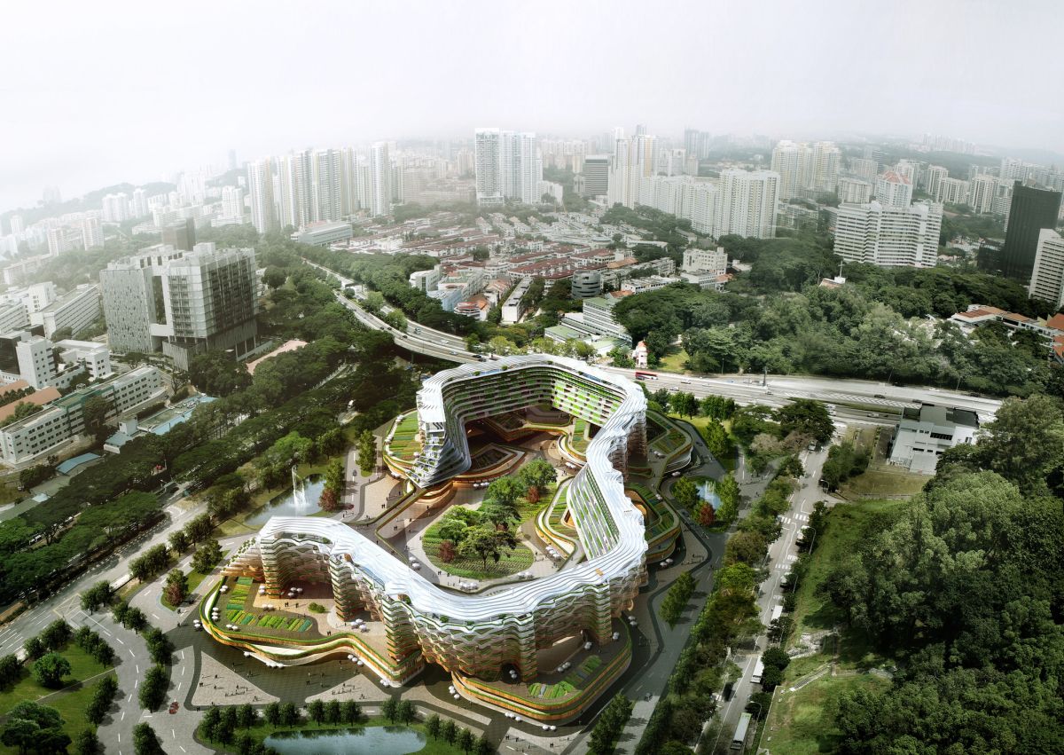 SPARK Proposes Vertical Farming Hybrid View