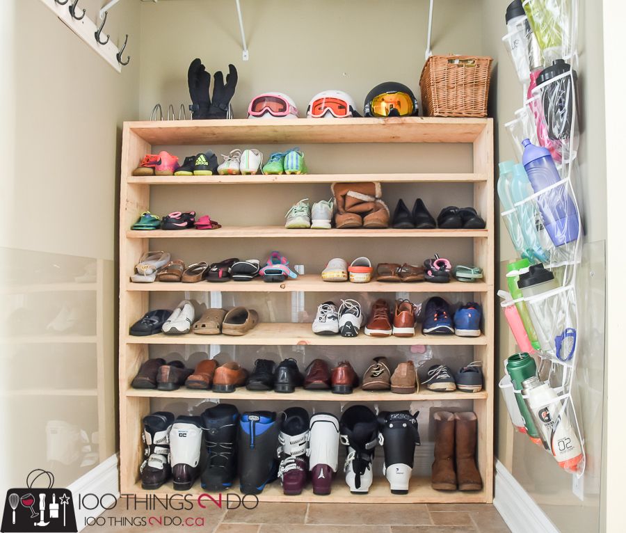 SUPER-SIZED SHOE RACK