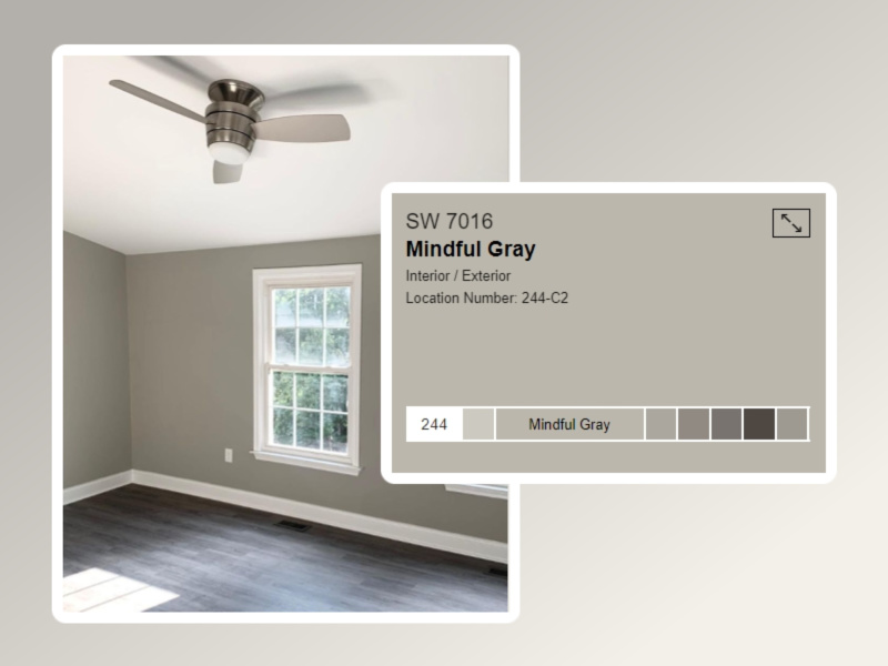 SW 7016 Mindful Gray