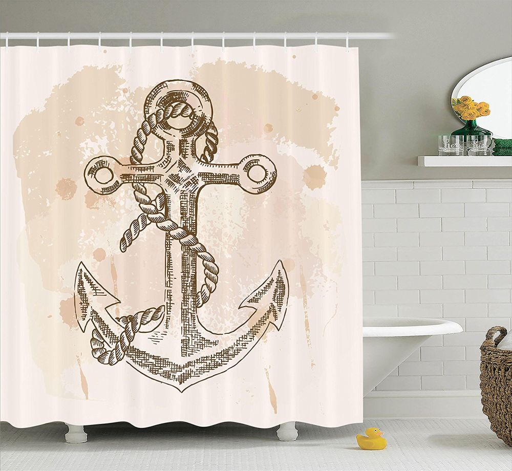 Sailor shower curtain for kids