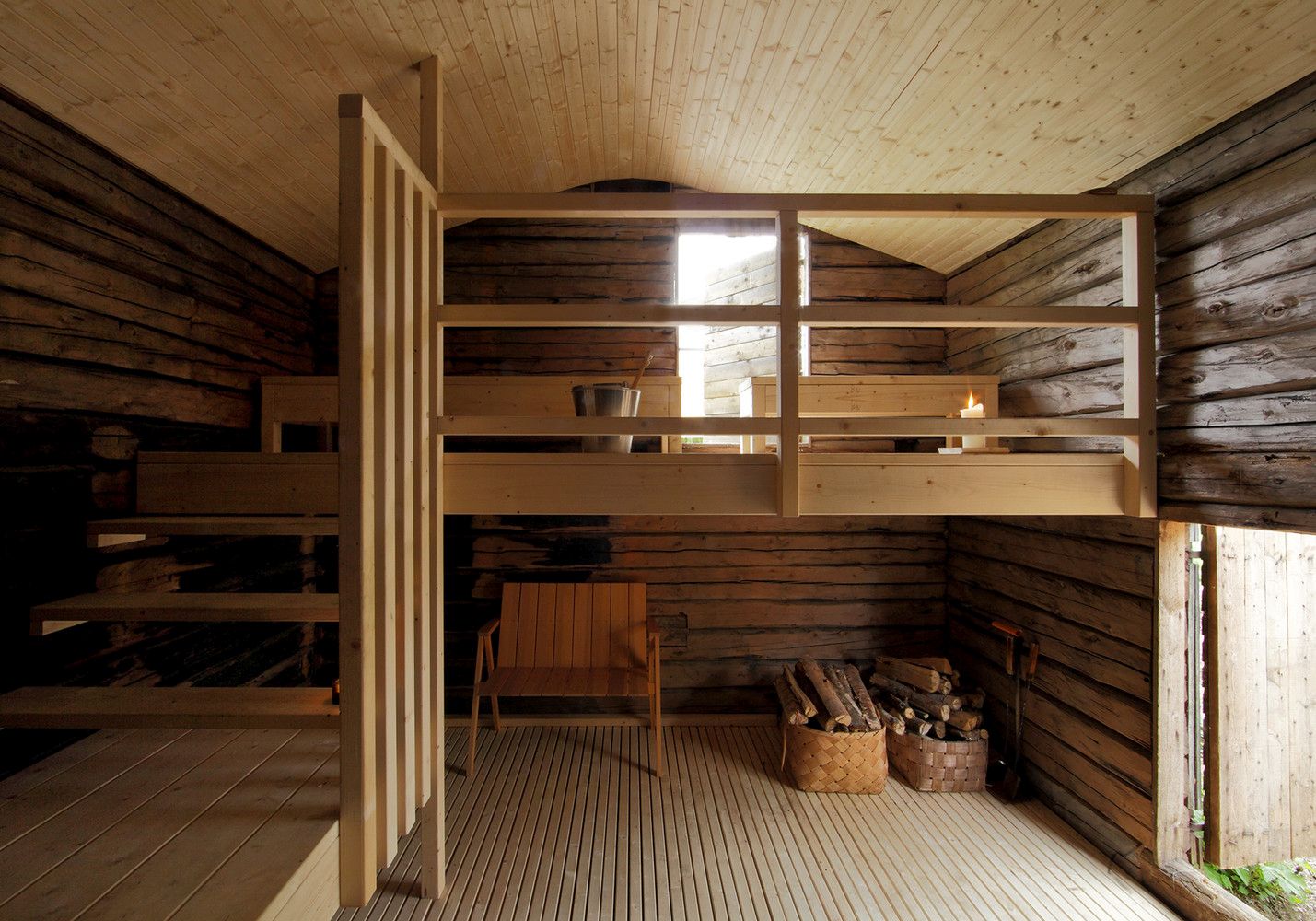 Sauna Tonttu interior design