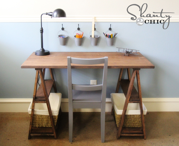 Sawhorse Desk