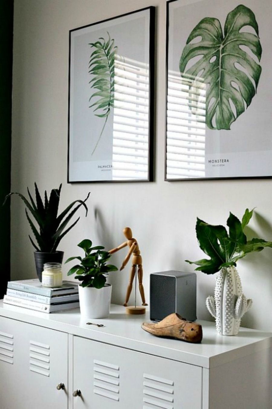 Scandinavian wall art office decor