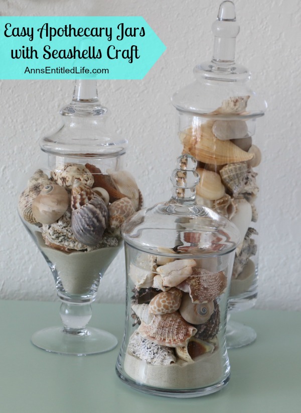 Seashell Apothecary Jars