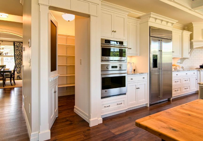 Hidden pantry door