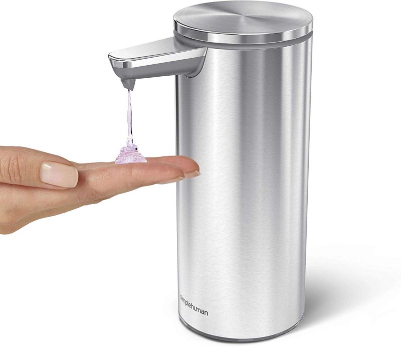 Sensor Soap Brushed Stainless Steel 1