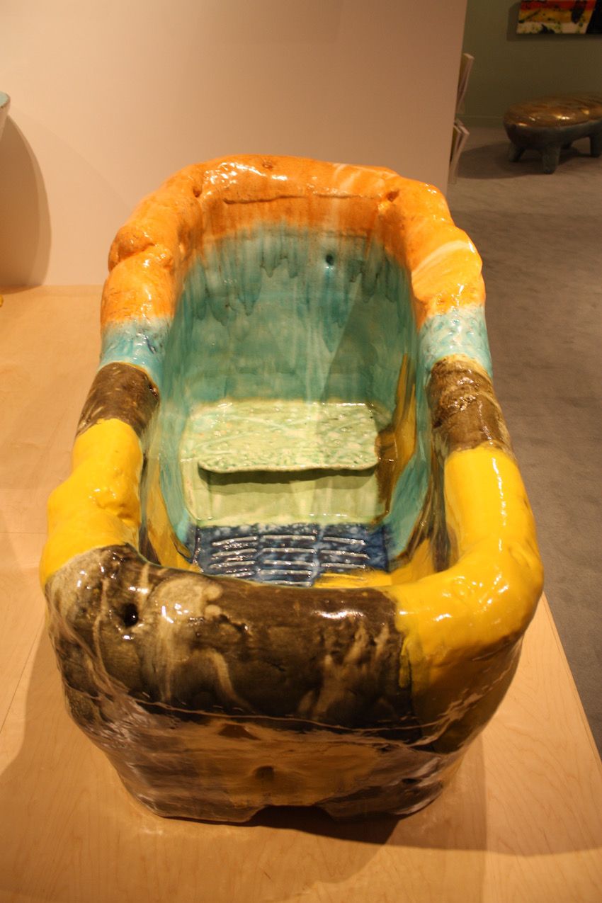 Colorful and with plenty of depth -- both physically and artistically, this bathtub is like no other.
