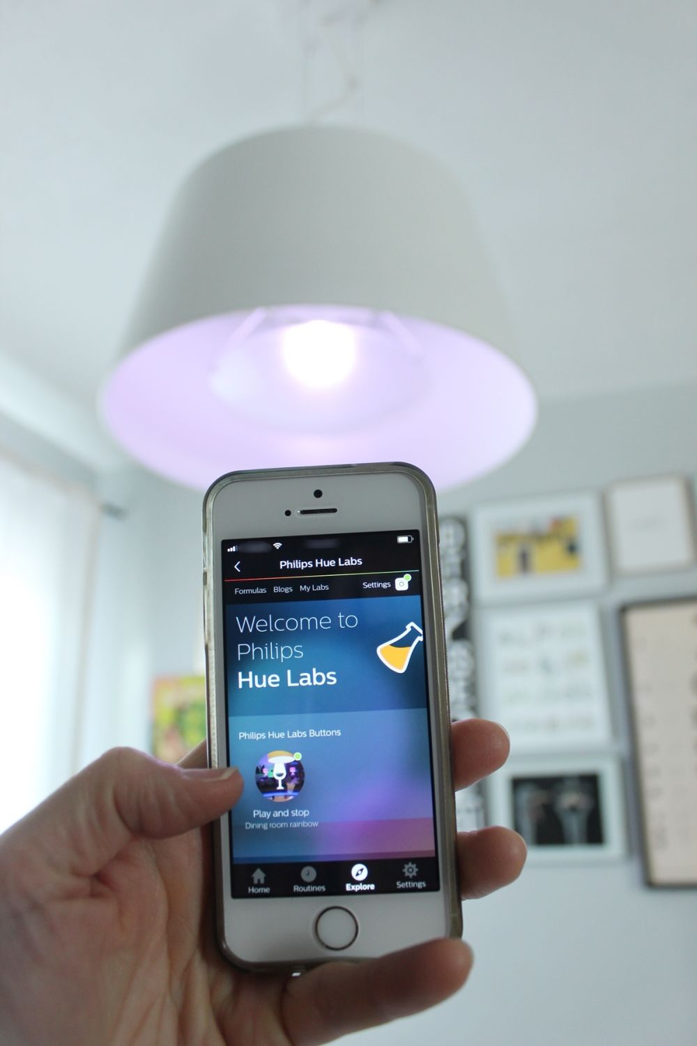 Set up philips hue smart lights