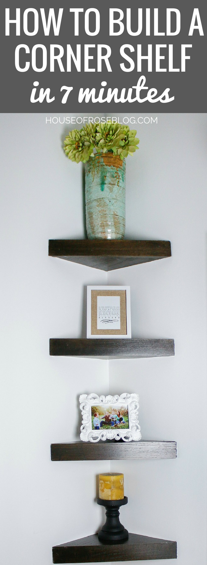 Seven Minute Corner Shelves