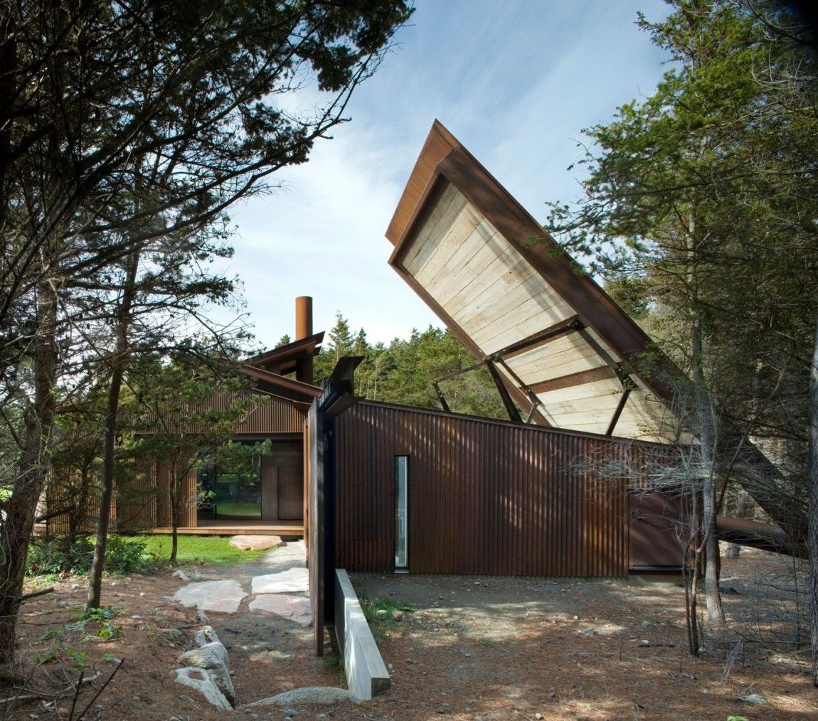 Shadowboxx house by Olson Kundig Architects With Roof