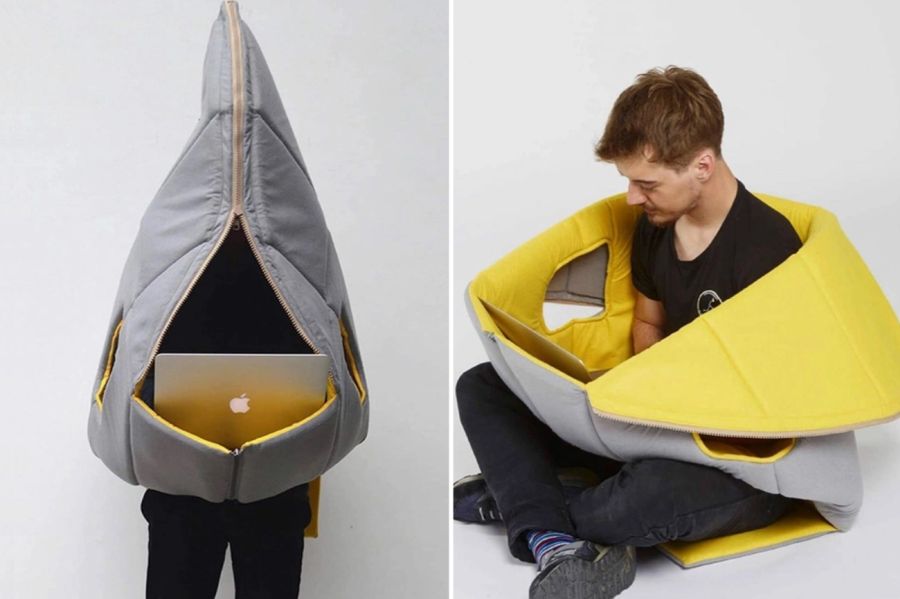 SharkMan Wearable Furniture by Yan Zaho