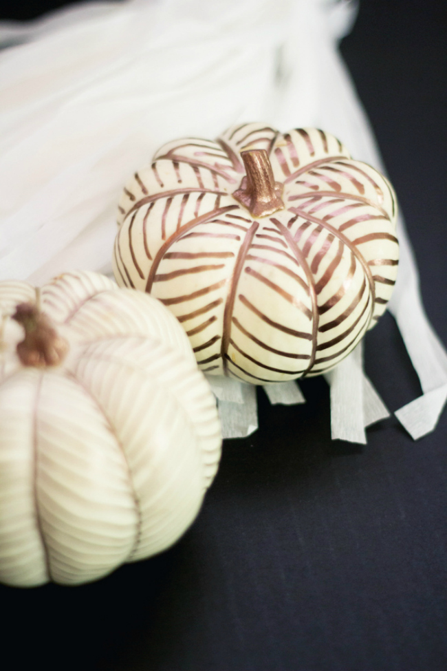 Sharpie decorated pumpkins