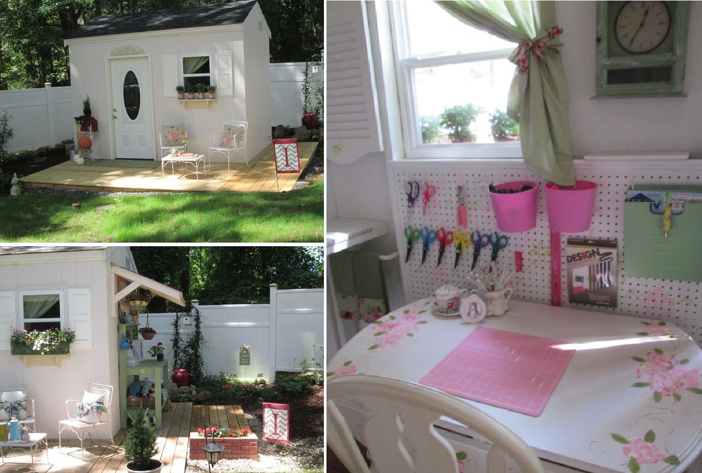 She shed interior Design Cottage