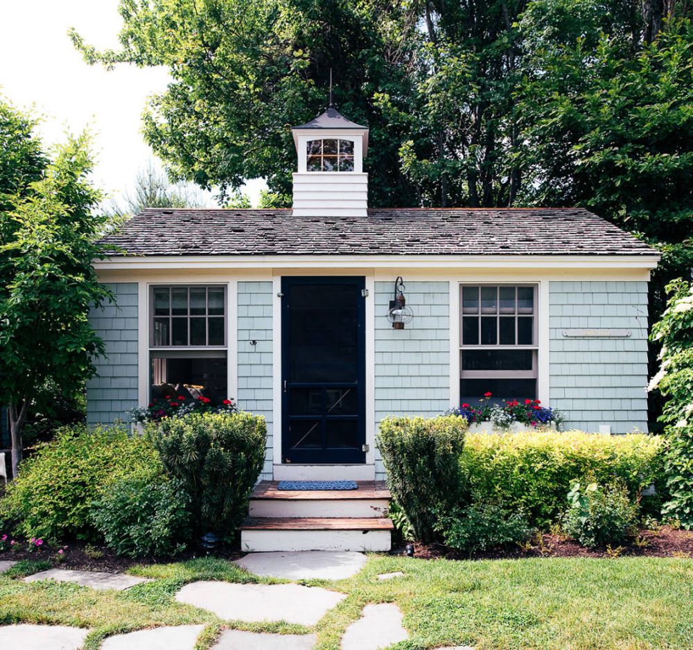 She shed tiny house decor