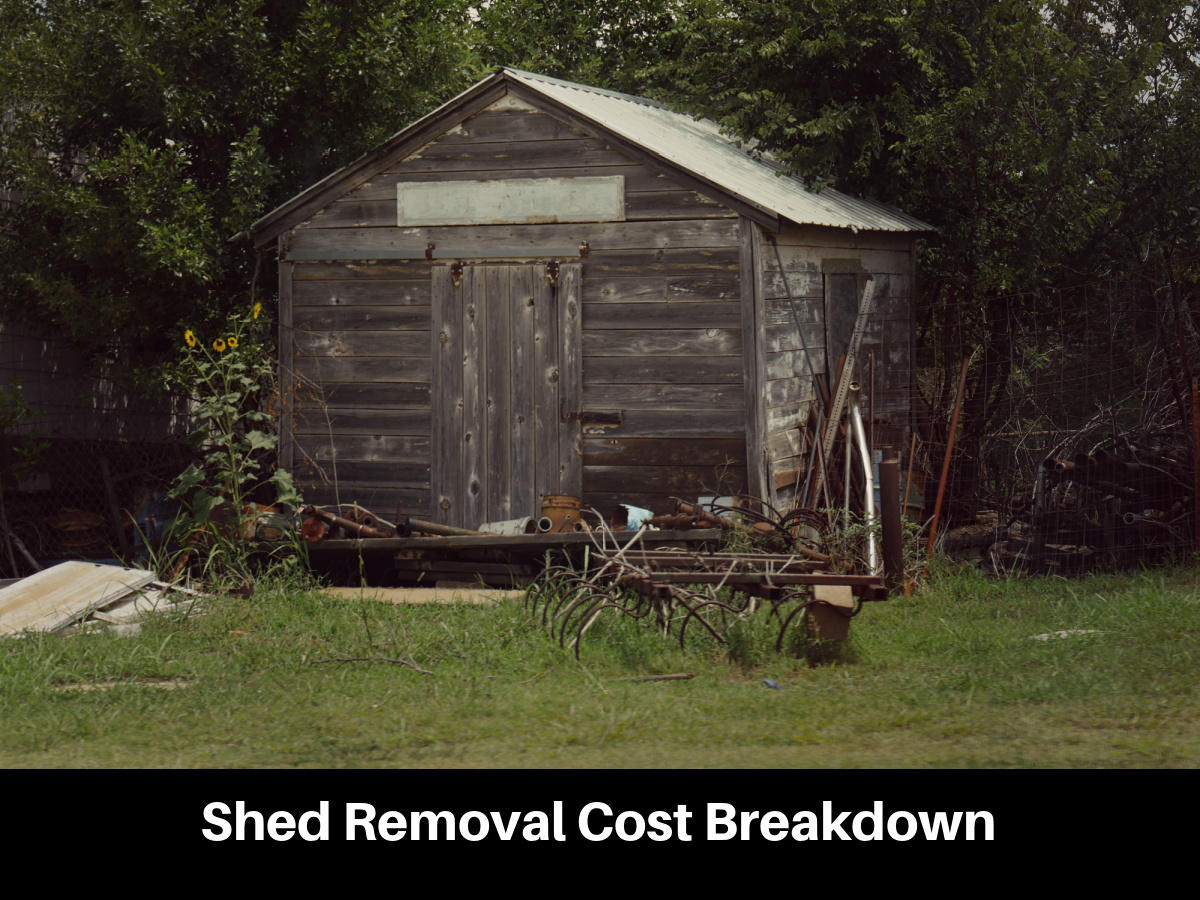 How Much Does Shed Removal Cost in 2023?