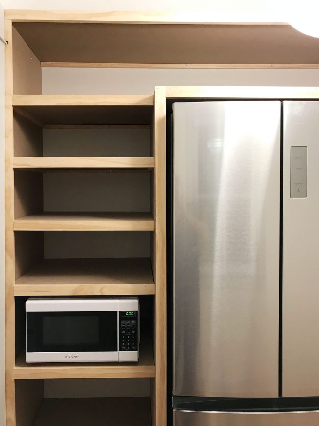 Improvise and build your own pantry