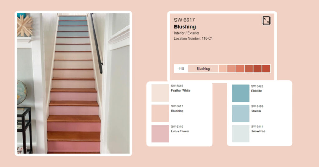 What Color is Sherwin Williams Blushing (SW 6617)