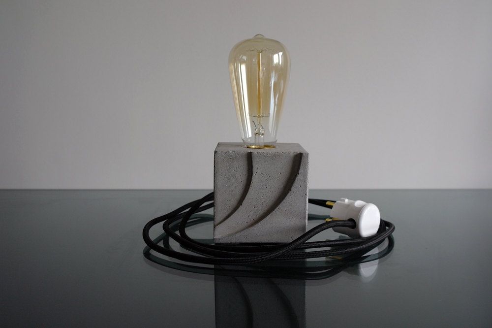 Ship concrete lamp