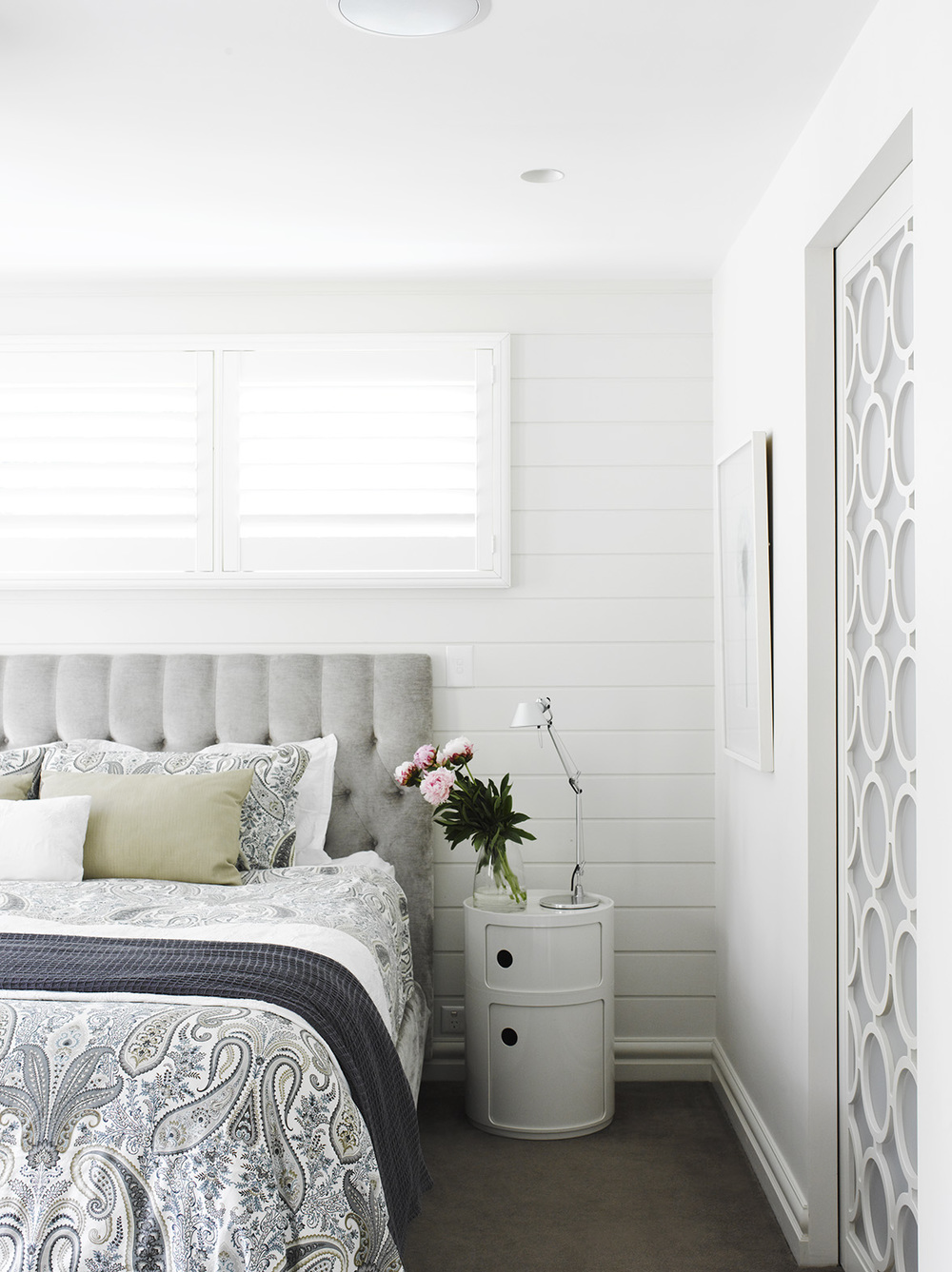 Bedroom Shiplap Accent Wall