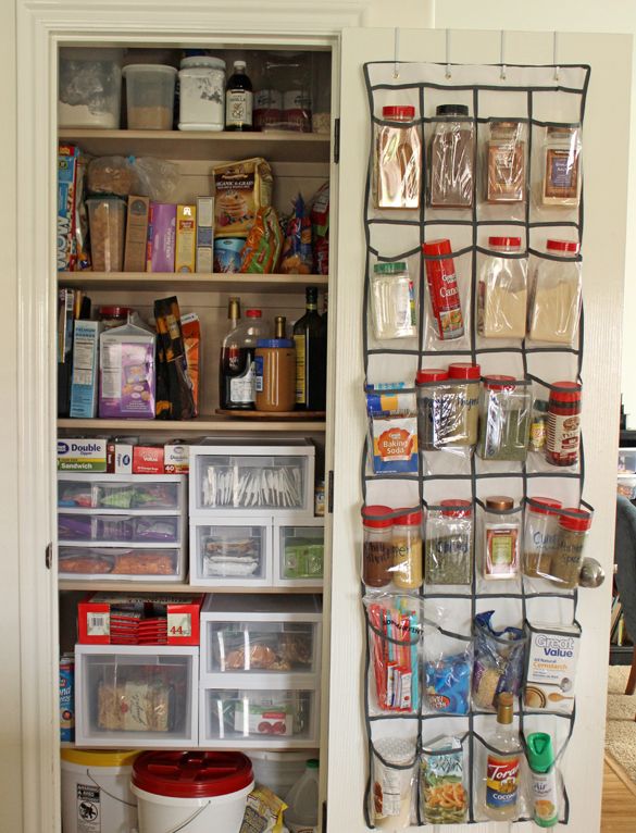 Shoe organizer for pantry