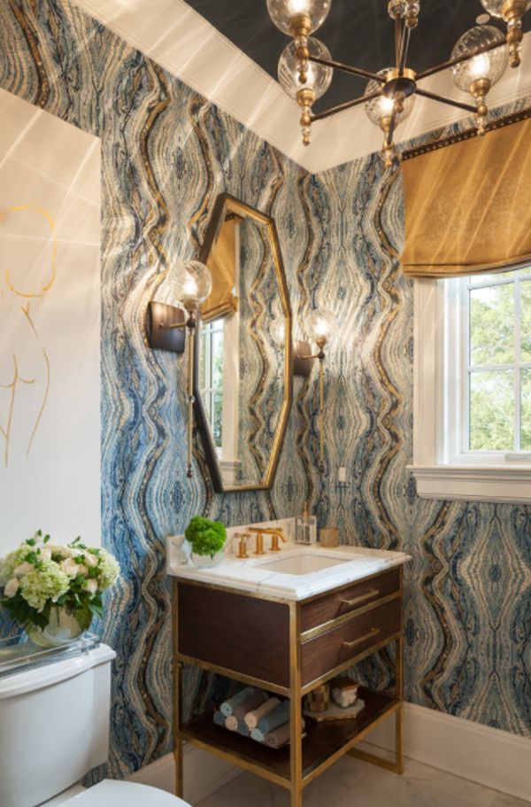 Showhouse Saddle River Powder Room