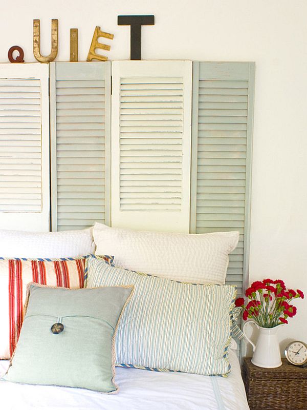 Shutter Headboard ideas