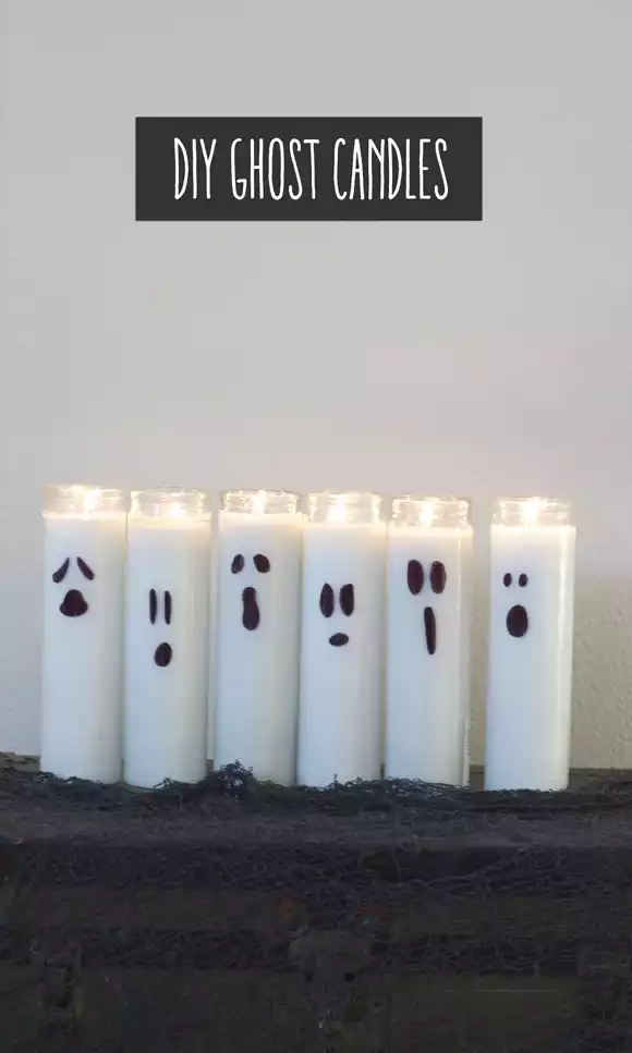 Simple Candle for Halloween