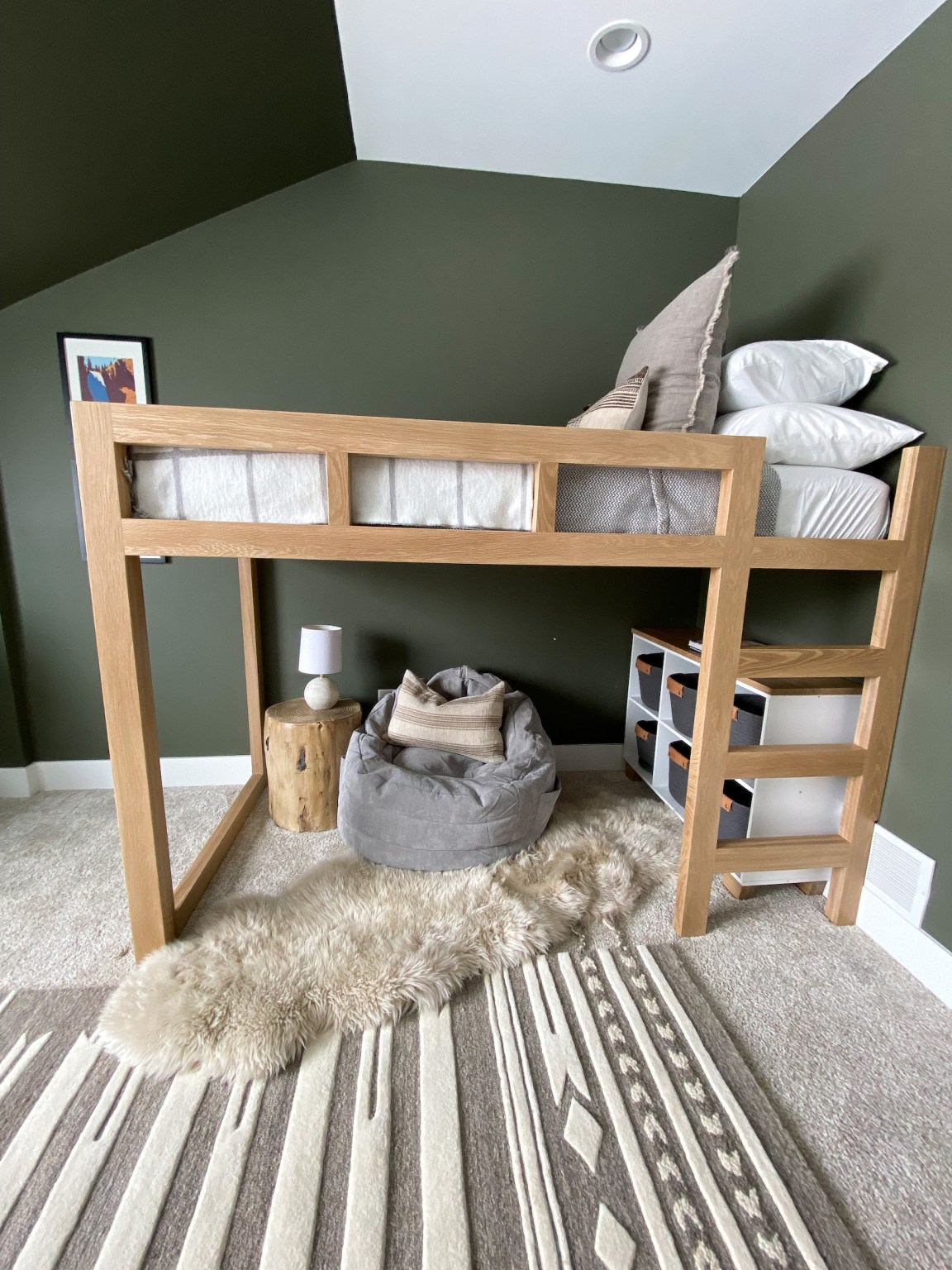Simple, Modern DIY Loft Bed