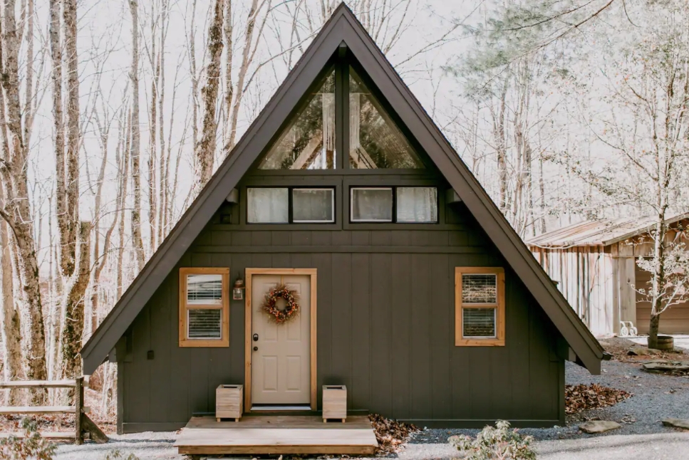 Simple airbnb a frame cabin