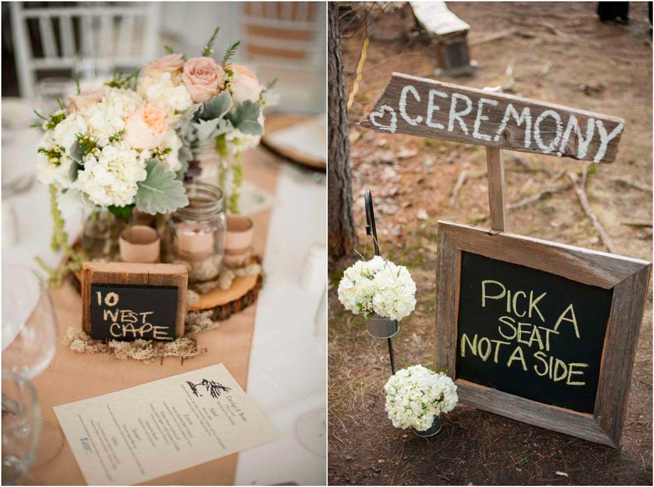 Simple-country-wedding-decorations-chalkboard