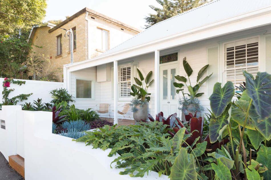 Simple front door garden