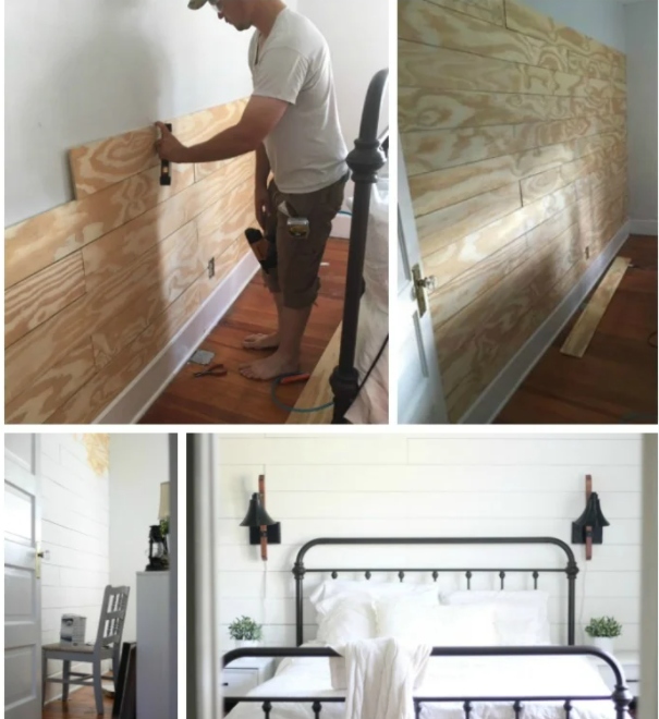 Simple plank walls