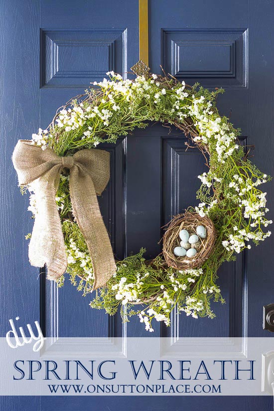 Simply spring wreath