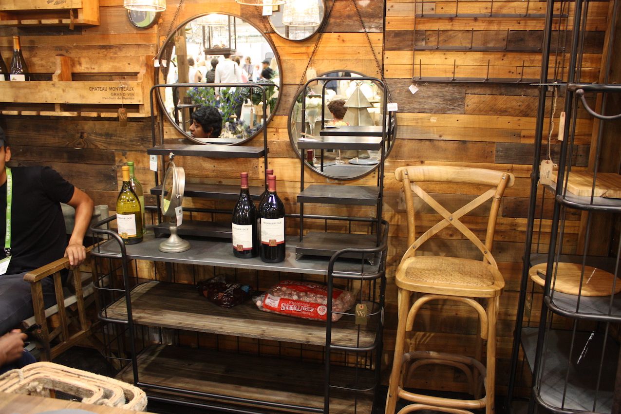 Rustic accessories can add a casual touch to a space.