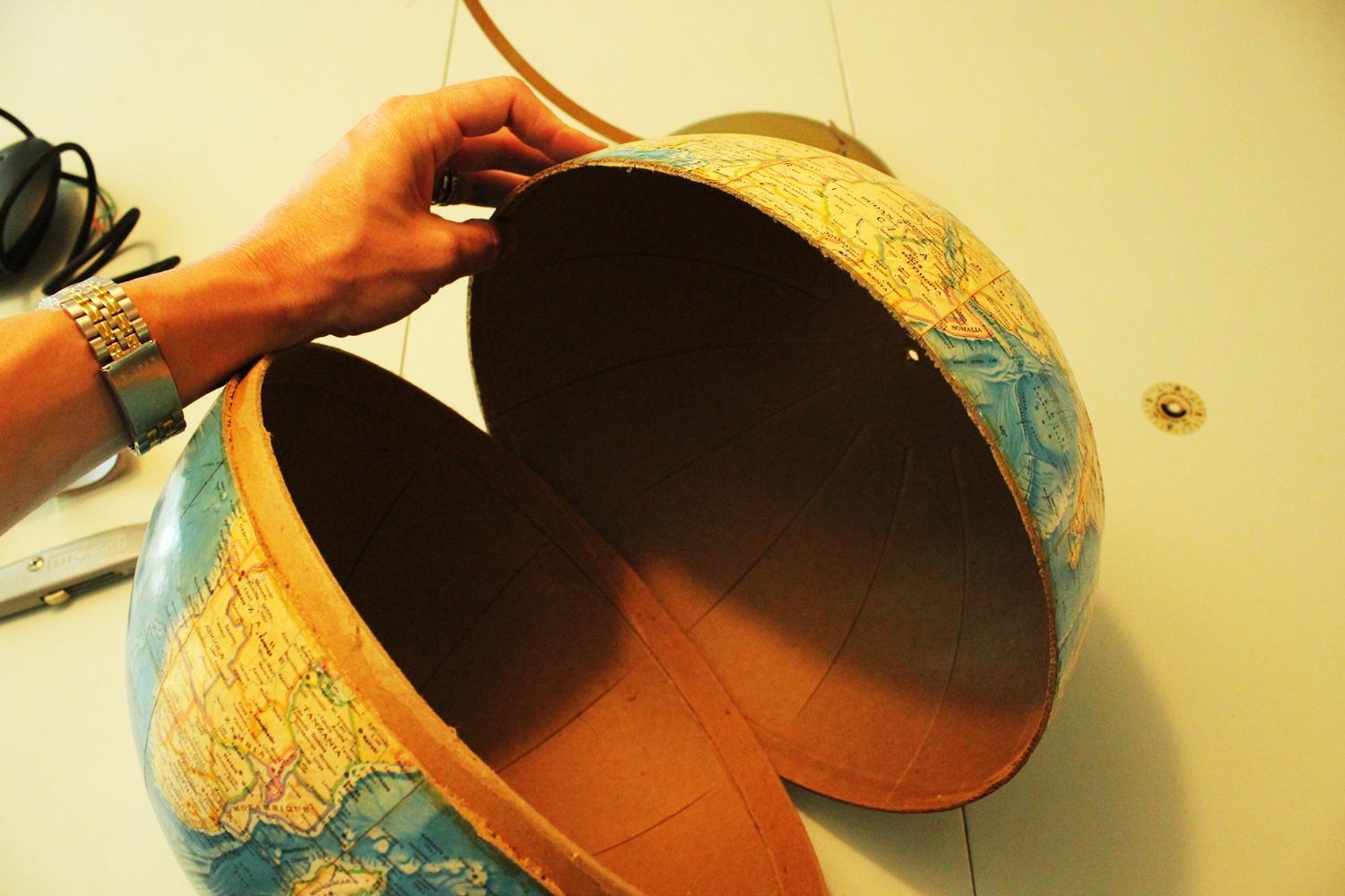 Sliced the Globe