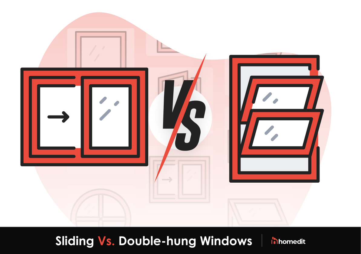 Sliding Vs. Double-hung Windows