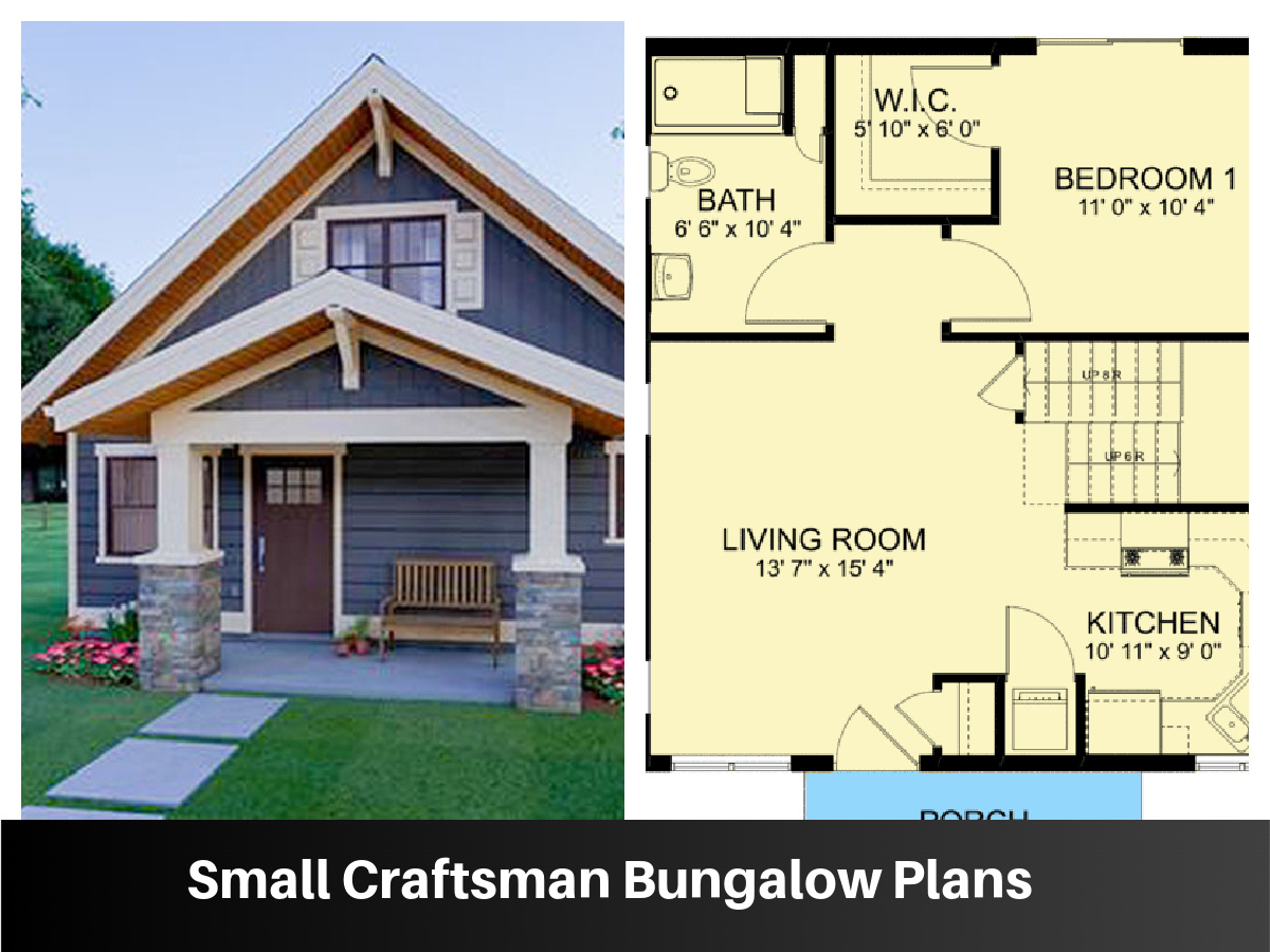 Small Craftsman Bungalow Plans