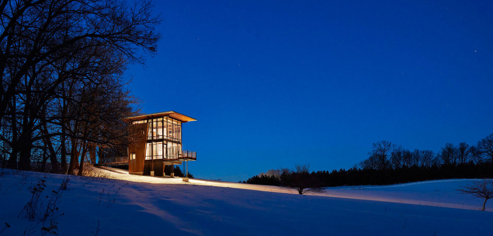 Small Two-Storey Forest Cabin