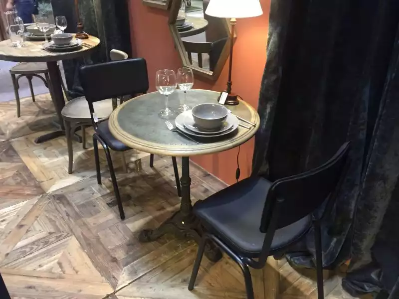 Small round dining table set