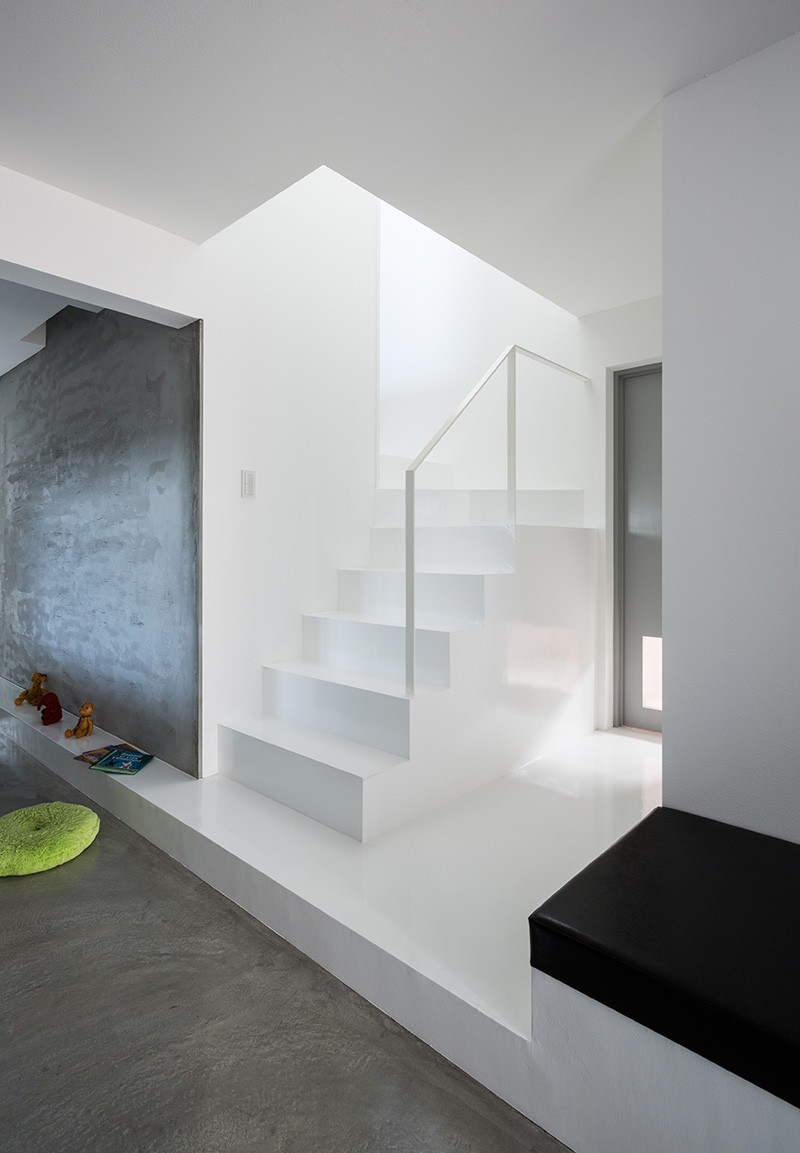 Small white stairs