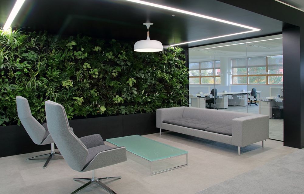 Smeg Offices – Abingdon Green Walls for Meeting Area