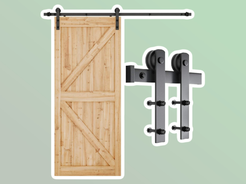 Smoothly and Quietly Barn Door Kit