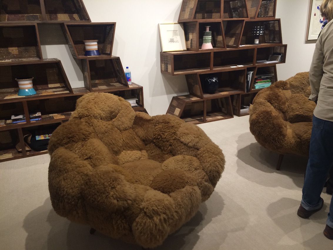 So soft and fluffy, you can;t help but want to sink into these chairs. The Campana brothers have also created a bolotas sofa in purple that is especially modern.