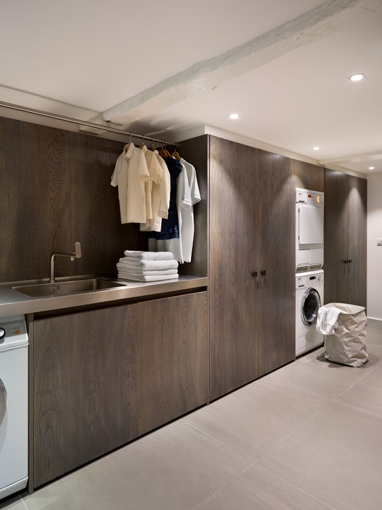 Solid and modern laundry furniture