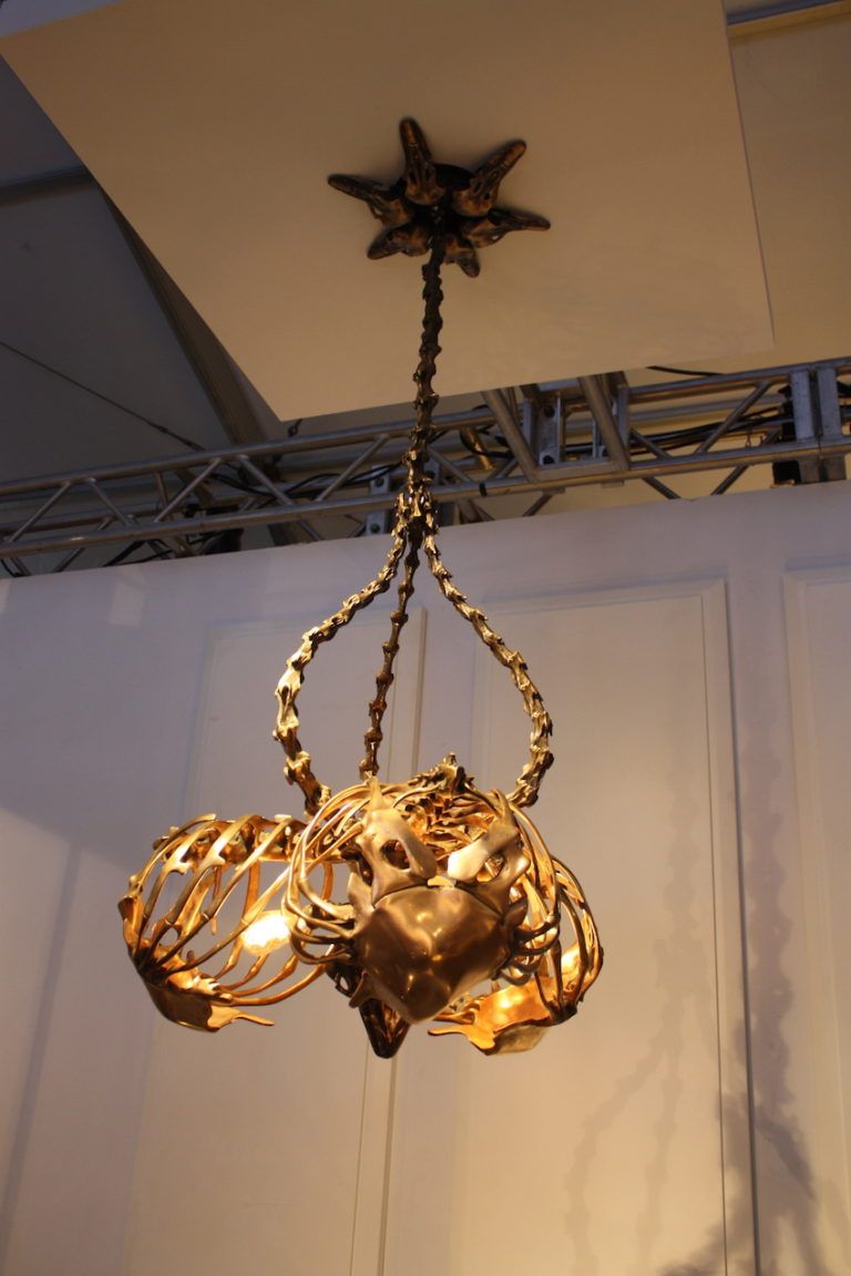 Intricate and unusual, the fixture is a definite conversation piece.