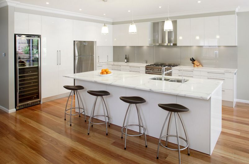 Space between bar stools
