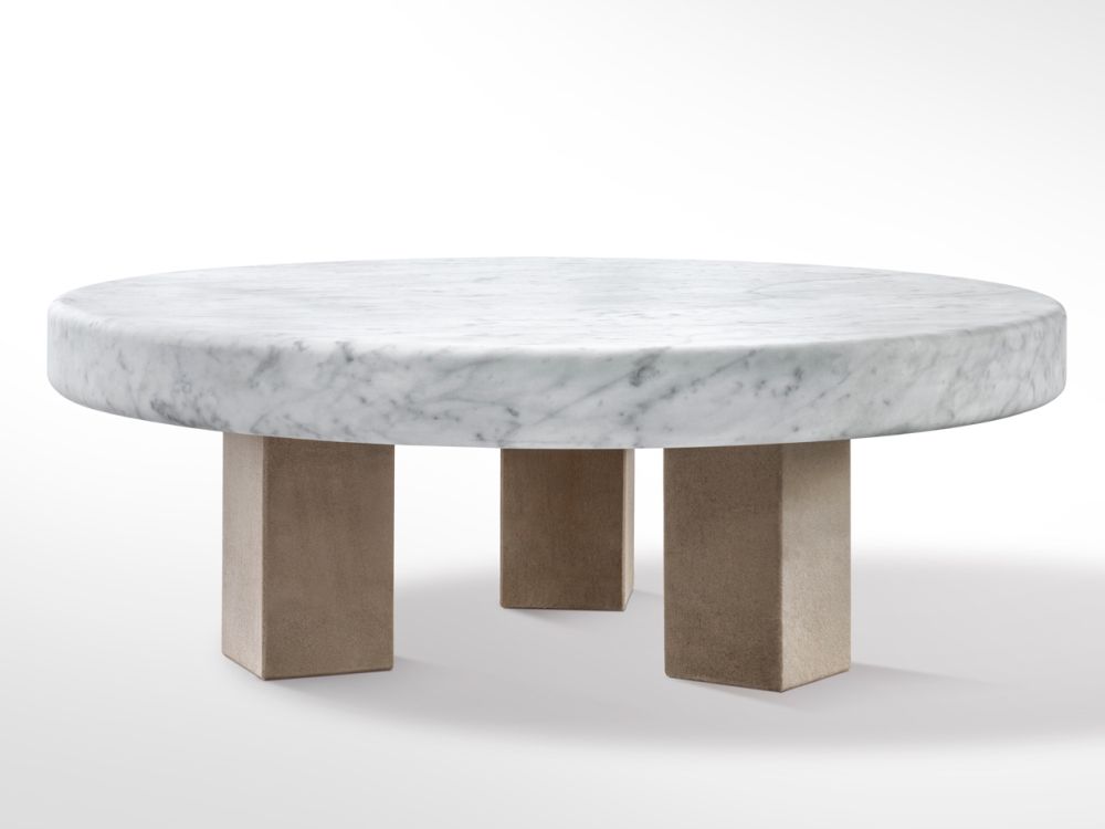 Span Marble coffee table round table