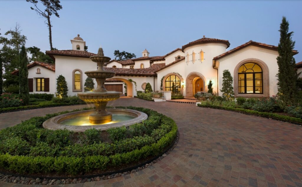 Spanish House with Black Trim 1024x637